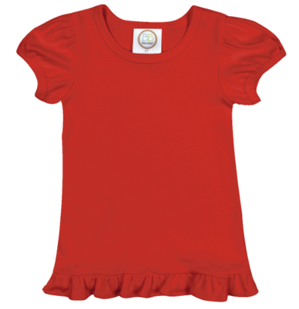 Baby & Toddler Girl Flutter Short Sleeve Tee